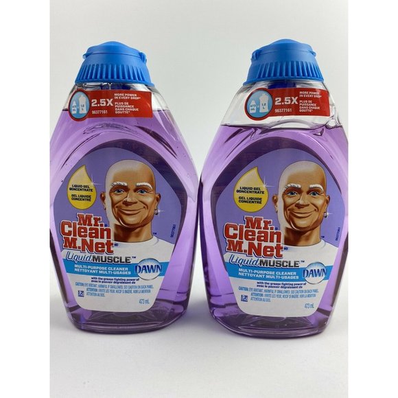 Mr. Clean Other 2 X Mr Clean Liquid Muscle Concentrate Multi Purpose Cleaner Dawn Gel 6oz